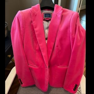 NWT pink velvet J. Crew blazer